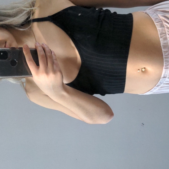 XS/S Hera Black Knit Camisole - Picture 10 of 13